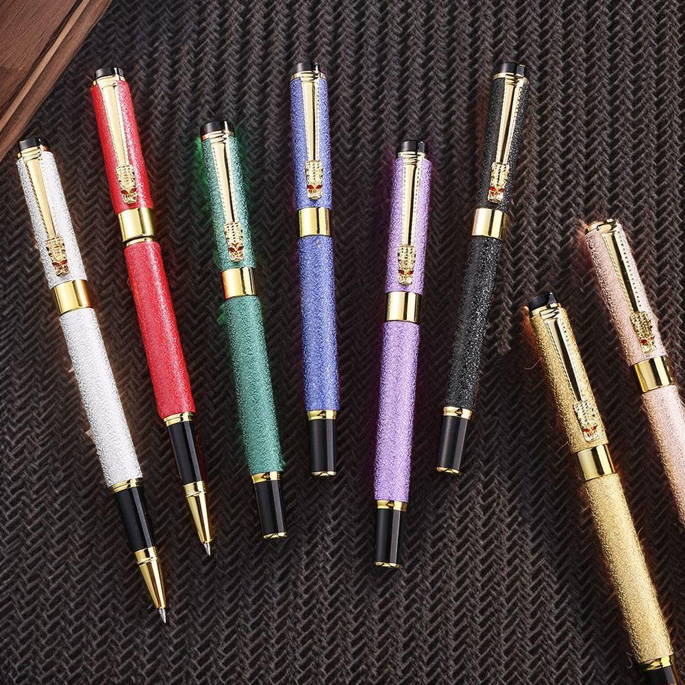 Chinese Dragon Head Metal Pen Set: Ballpoint, Rollerball, Fountain - Business Office Gift