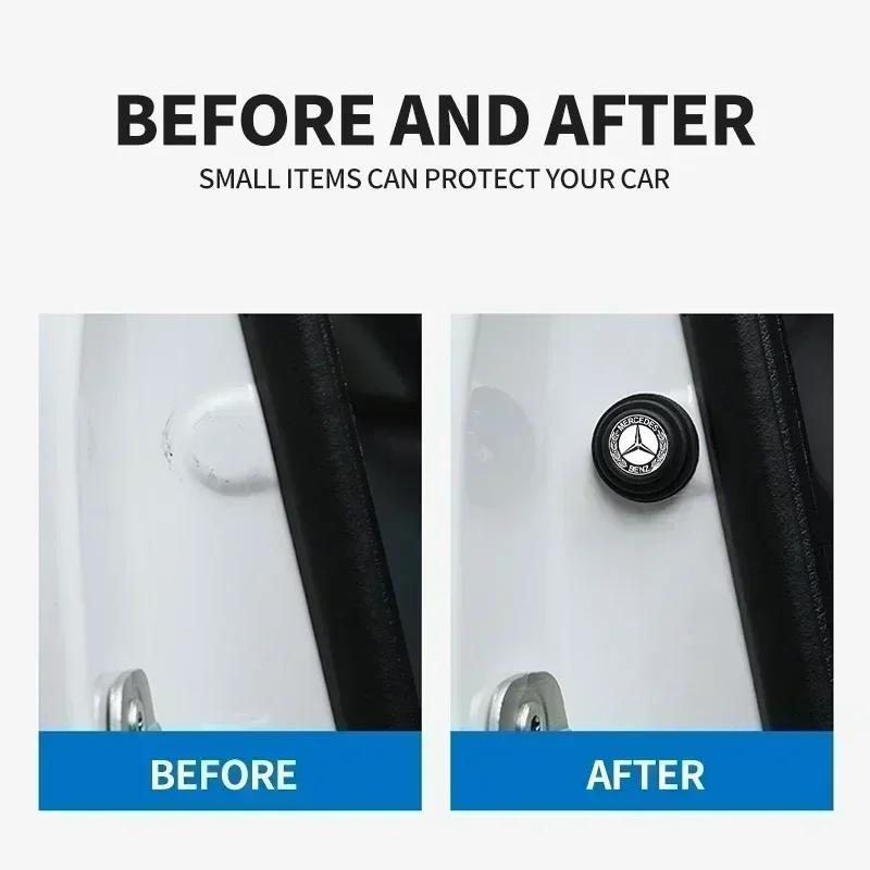 Car Door Shockproof Pad Anti-collision Silicone Sticker for Mercedes Benz W203 W204 W205 W206 W212 W213 W222 W223 E300 C200 MY7