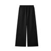 Skechers Soft Solid Color Breathable Loose Fleece Knit Sports Pants Women Bottoms L325W059-0018