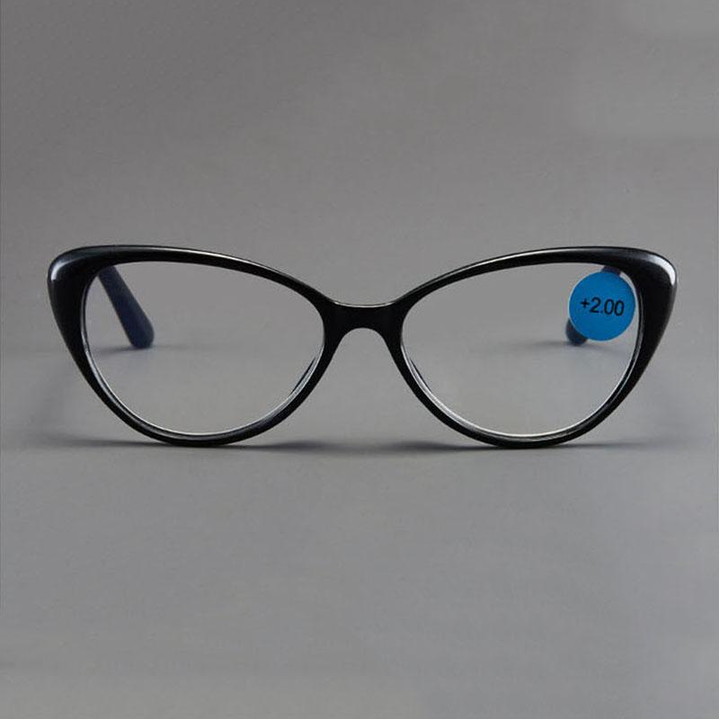 ElegantLLadies Cat Eye Reading Glasses Women Prebyopia Eyewear Men Reader Elderly +0.50+0.75+1.0+1.25+1.50+1.75+2.00+2.50+2.75