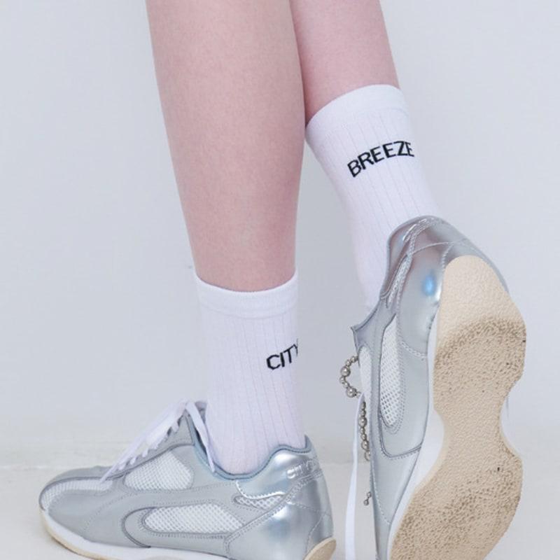 CITYBREEZE CITY&BREEZE Long Socks_WHITE