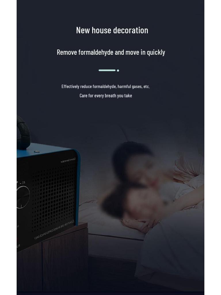 Ozone Generator Air Purifier for Home and Car Deformaldehyde and Sterilization
