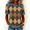 Plaid Pattern Long Sleeve Shirts for Women Womens Long Sleeve Tops Casual Long Sleeve Tops for Women Stylish Womens Long Sleeve T Shirts