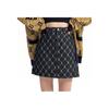 New MLB Casual Short Skirts Women's Black DSM03