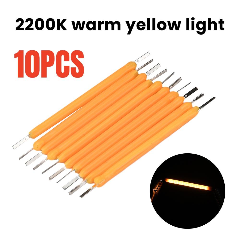 2200K/2700K/6500K DC 2,7-3,1V LED Keramikfaden 38mm Hartfaden Retro-Glühbirnen Teile für Glühbirnenreparatur DIY Beleuchtung Geringer Stromverbrauch
