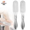 Dual-Sided Stainless Steel Pedicure Foot File - Callus & Dead Skin Remover Scraper