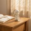 Mini Estatua de Ángel Guardián Impresa en 3D Terapia de Curación Pura Decoración de Escritorio para el Hogar Figura Blanca Suave Escultura Artística Regalo