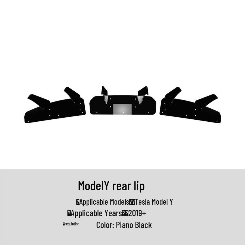 Tesla Model Y 2019+ Rear Lip Spoiler Sticker