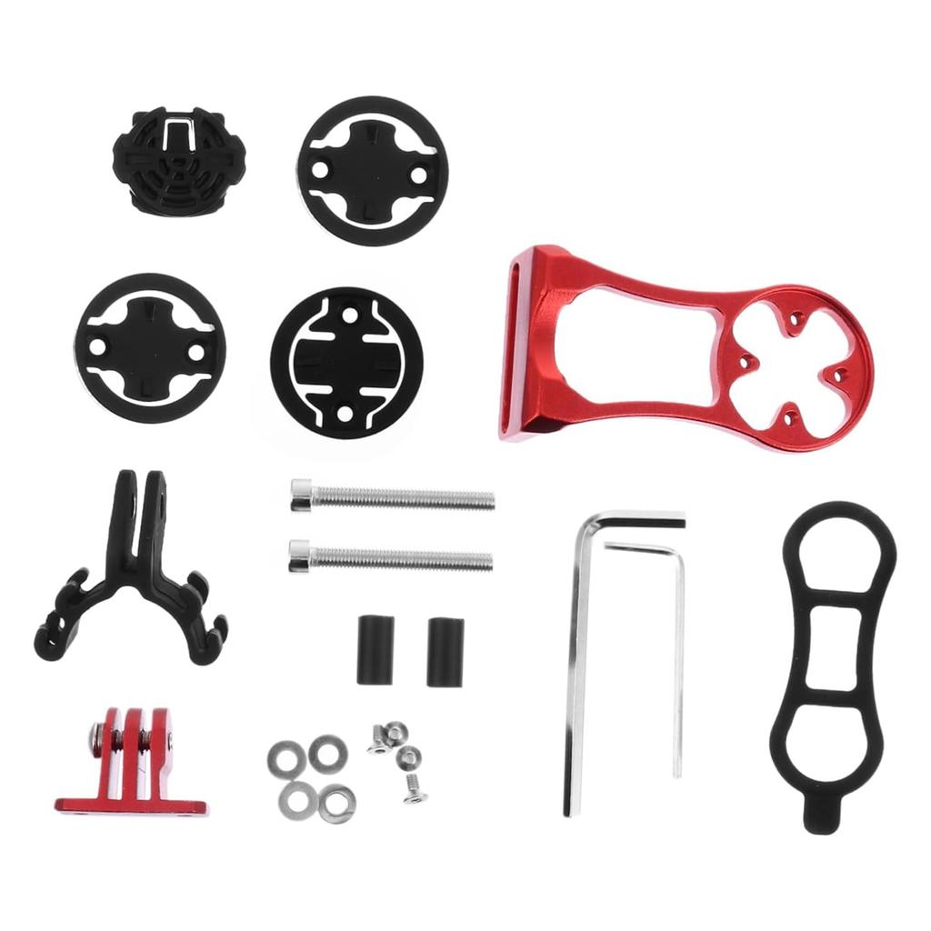 1PC Bicycle External Bracket Set Bicycle Aluminum Alloy Highway Bicycle Pole Bracket Camera Light Bracket Garmin Bracket