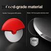 Non Slip Kitchen Dough Scraper Stainless Steel Pizza Cutter Wheel, Pastry Slicer Tool for Crusts Easy Grip Baking Pie Pastries Pancake, Ergonomic