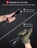 APLOS T05 Tactical Flashlight with 1022m Beam 3000 Dual USB Rechargeable Ultra-Long Distance, Lumens, Switch,