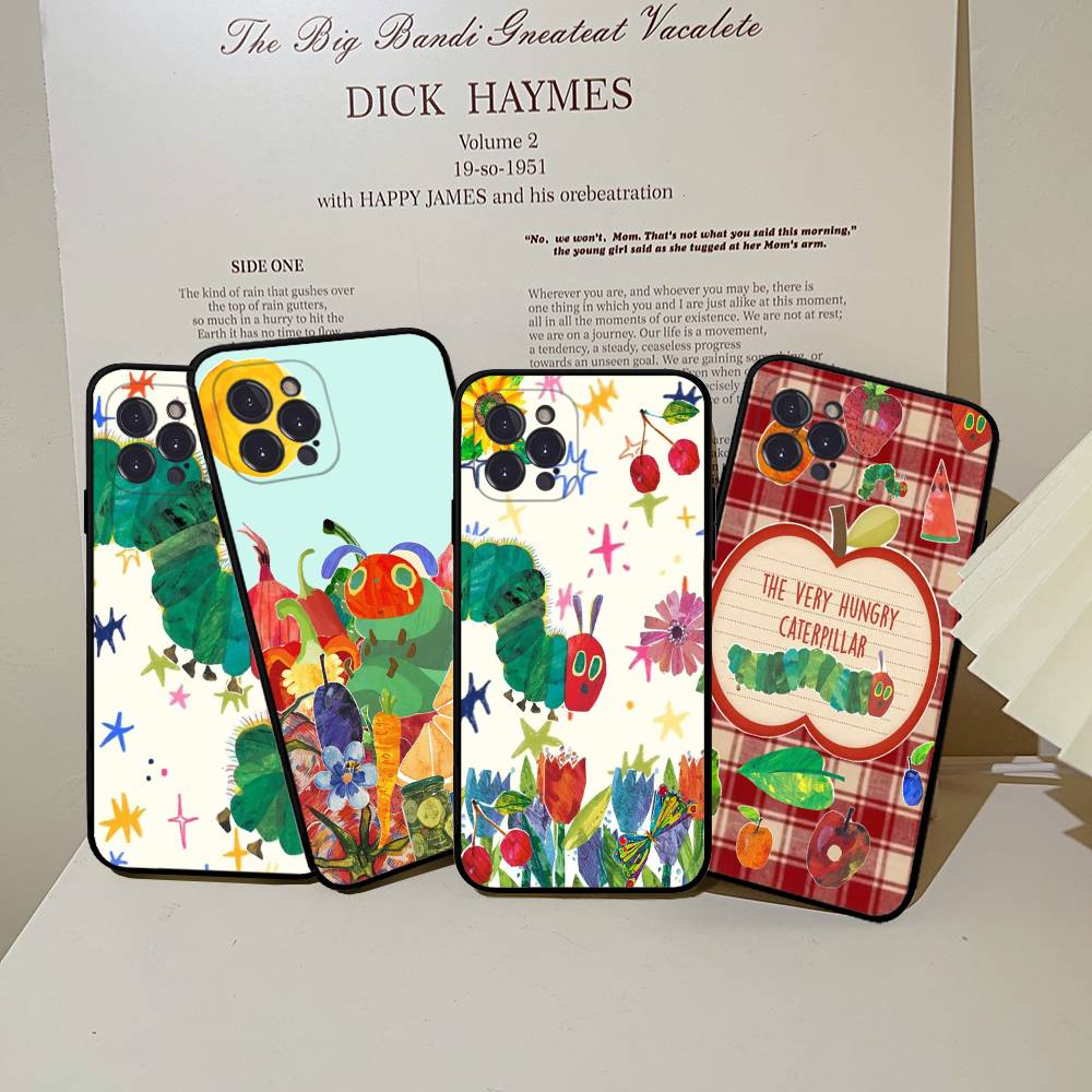 The Very Hungry Caterpillar Phone Case For IPhone 17 16 15 14 13 12 Mini 11 Pro Plus Soft Silicone Cover