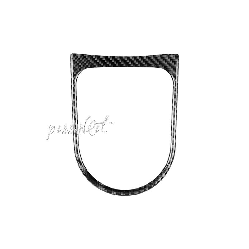 Carbon Fiber Car Interior Gear Panel Cover Trim Sticker Decoration for Ford Mustang 2015 2016 2017 Car Accessories