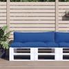 Pallet Cushions 2 Pcs. Blue Fabric