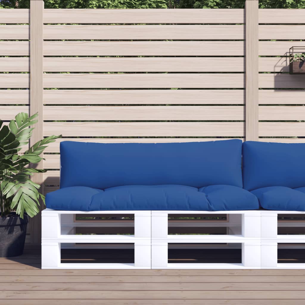 Pallet Cushions 2 Pcs. Blue Fabric
