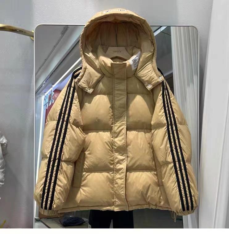 New down jacket women's short hooded small winter design sense niche fashion coat