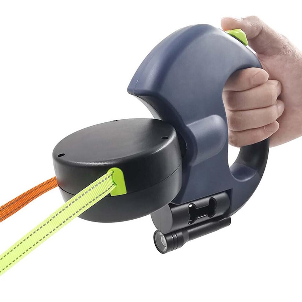 Retractable Lead Leash Double Tangle Dual Doggie 2 Dog 50 Pounds For Pet Dog