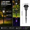 2Pcs 2-in-1 Solar LED Mosquito Killer Lights Waterproof Outdoor Pathway Lawn Lamp Insect Repellent Lighting for Garden Patio Courtyard