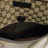 Used GG Canvas Messenger Bag (9539) 449173 KY9KN 9886 7921, Brown Calfskin Crossbody Bag with Embossed Logo in Beige,
