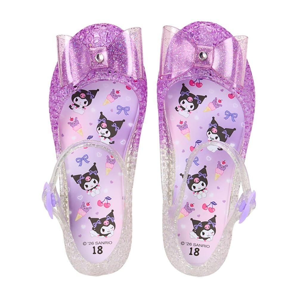 Sanrio Kids Clear Sandals Princess Shoes Dress Recital Graduation Ceremony Summer Children s Black 18cm 750085