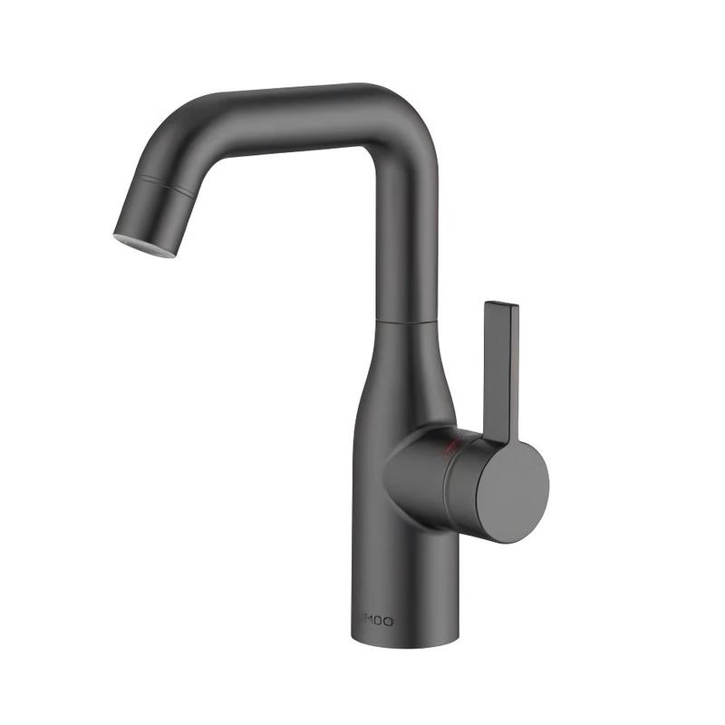 

JOMOO Gunmetal Brushed Swivel Basin Faucet