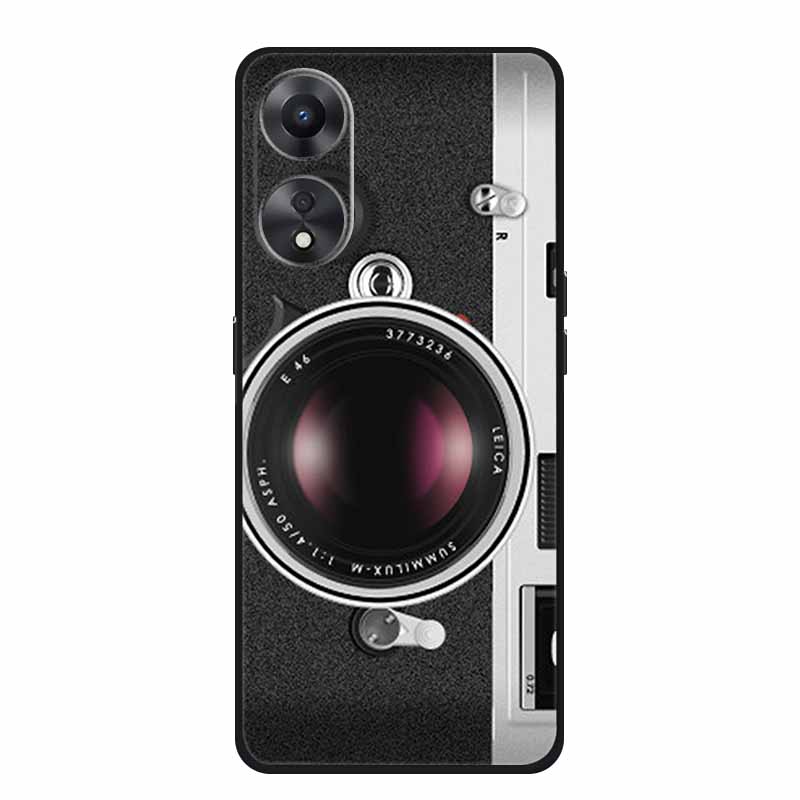 For OPPO A78 5G Case Fashion Silicone Soft TPU Back Cover For Oppo A58 A58X 5G OPPOA78 5G Phone Cases Shockproof CPH2483 Fundas