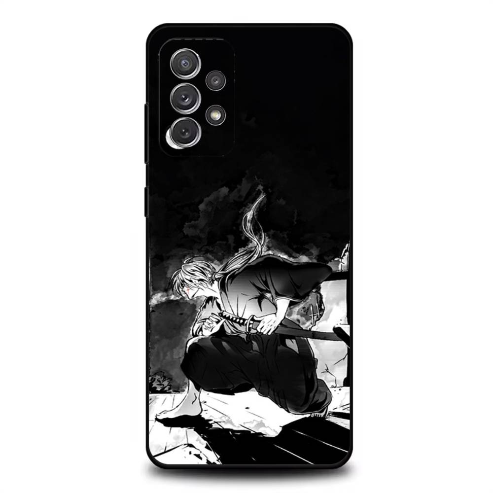 Anime R-Rurouni K-Kenshin Phone Case For Samsung S 25,24,23,22,30,21,10,9,Ultra,Plus,Lite,FE,4,5G Black Soft Case