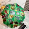 1PC Plants Vs Zombies Characters Automatic Umbrella - Suitable Travel Outdoor Portable Umbrella Birthday Gift Daily Essentials