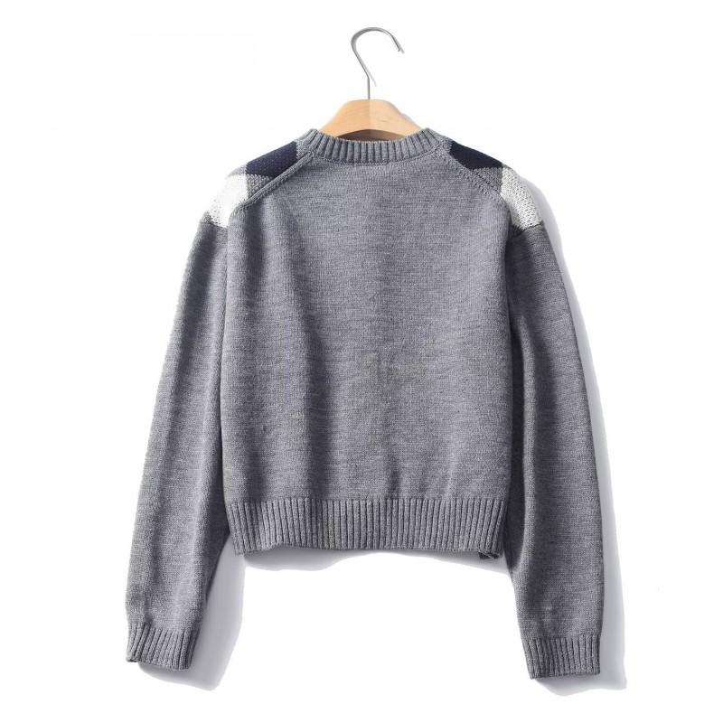 Womens Fashion VersatileWomens Versatile Preppy Style Knit Cardigan