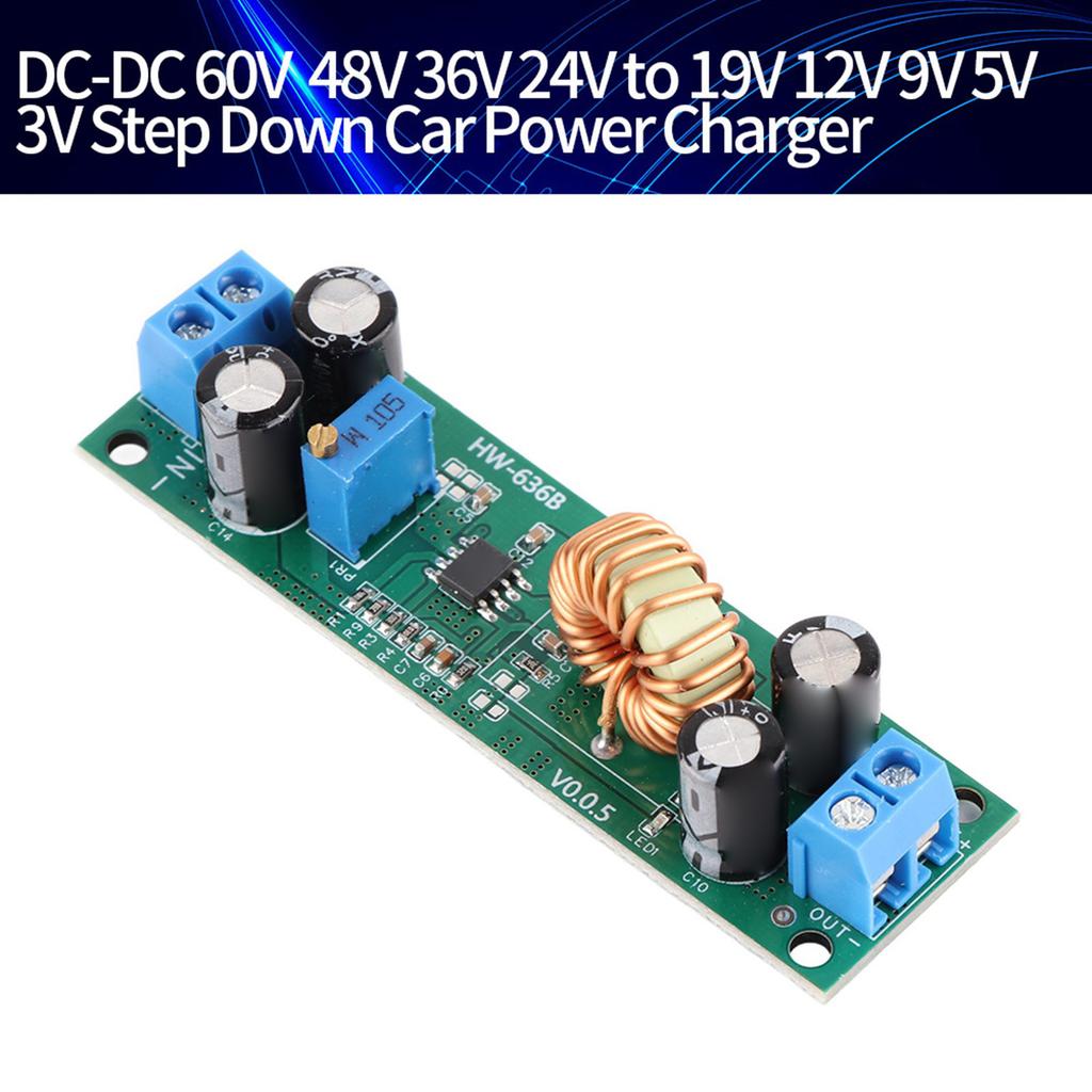 DC?DC Step Down Converter Adjustable Power Supply Module 6.5V?60V to 3.340V 5A