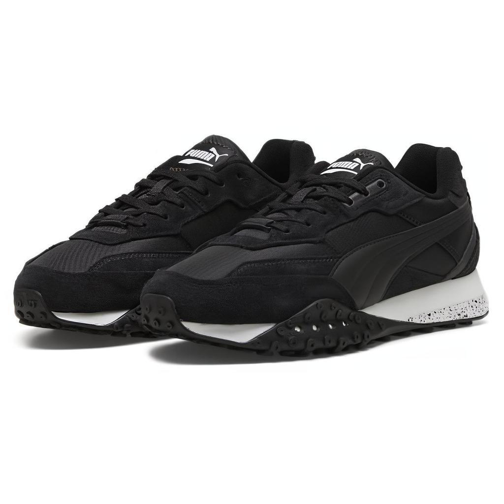 Puma Blacktop Rider Black Flat Dark Grey Unisex Sneakers 392725-16