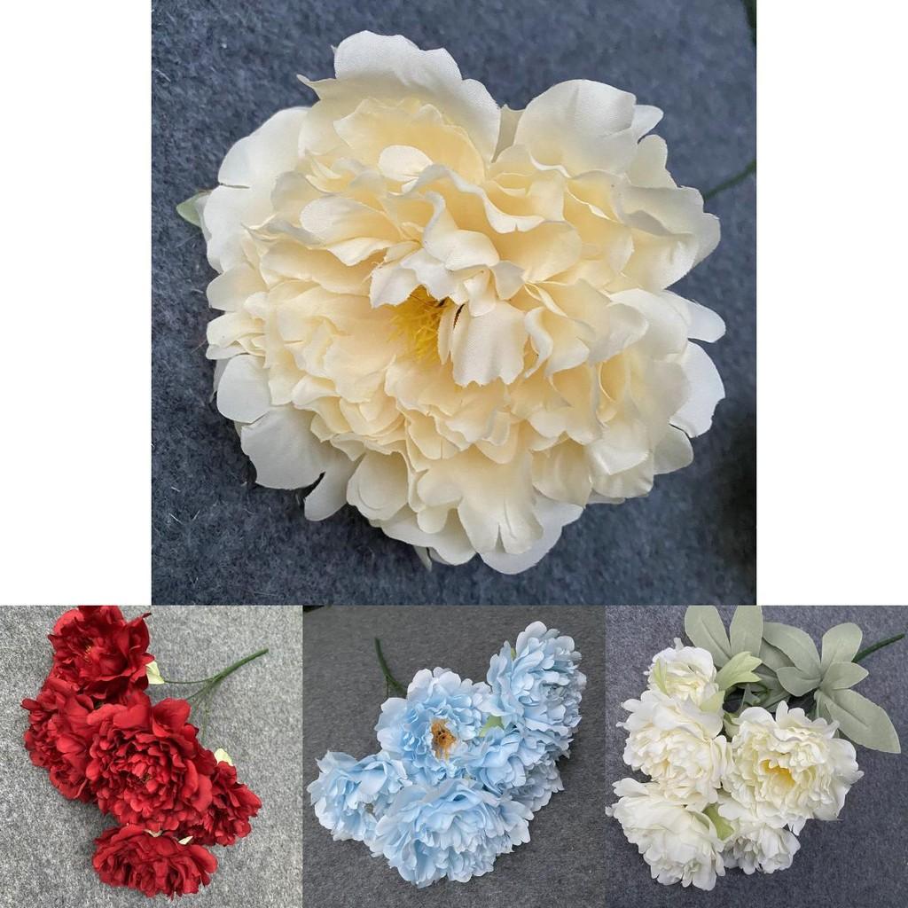 Pionblomma Bröllopsbåge Dekor Med Silkesblommor För Romantiska Firanden