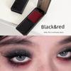 Dark Cool Pink and Black Two-Tone Eyeshadow, Sweet and Cool Matte and Pearlescent Gothic Dark Smoky Lazy Earthy Punk