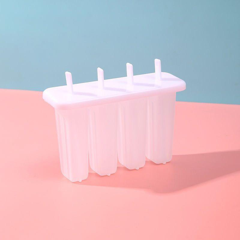 4 Cell Ice Cream Popsicle Mold Diy Ice Cream Machine Homemade Ice Box Summer Children Ice-Lolly Mold Ice Tray Kitchen Gadgets