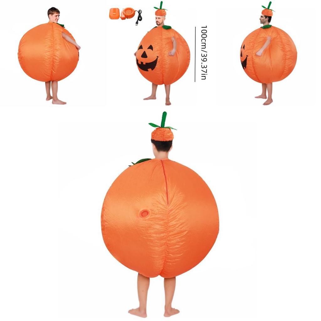 Halloween Pumpkin Costume Inflatable Cartoon Doll Walking Costume