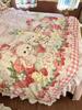 Cute Cartoon Lolita Pure Cotton Bedsheet and Duvet Cover Set – All-Cotton, Four-Piece Set