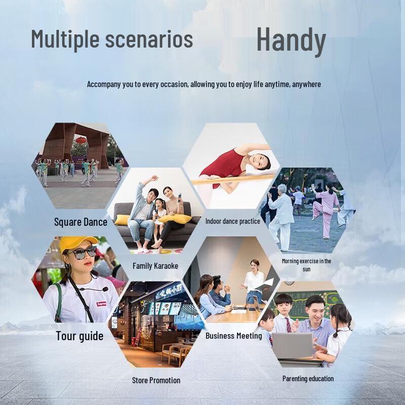 Malata Wireless Portable Outdoor Speaker CN plug (adapter included)