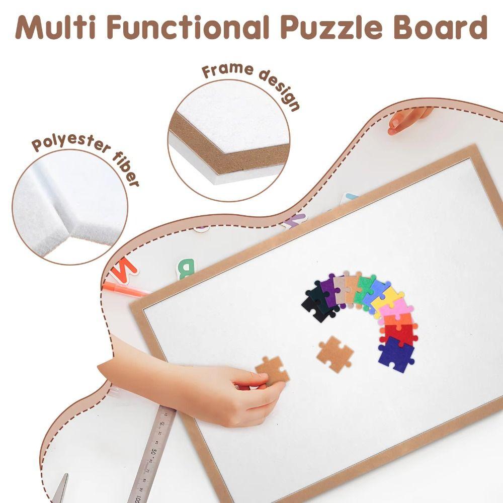 Non-Slip Puzzle Non-Slip Backing Felt Surface Puzzle Workbench  Home Entertainment