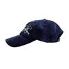 NOUGHT Beautiful Than Flowers Corduroy Cap / Navy