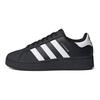 Adidas Originals Superstar Xlg Leather Comfortable Durable Breathable Low Top Kids Sneakers Kids sneakers Black White IG0278