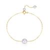 Akoya Pearl Bracelet handcrafted in Japan Natural Pearl Bracelet for 10k Everyday Wear [KOKO PEARL JEWELRY] Women, Gold, Bracelet, br75-10k-1