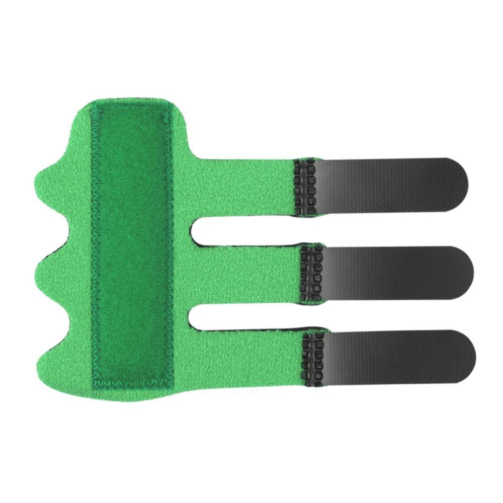 Finger Straightener Trigger Finger Splint Adjustable Finger Brace Support  Men зелёный
