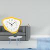 Acrylic Wall Clock Hanging Modern Office Ornament Timepiece Silent Folding Hook Clothes