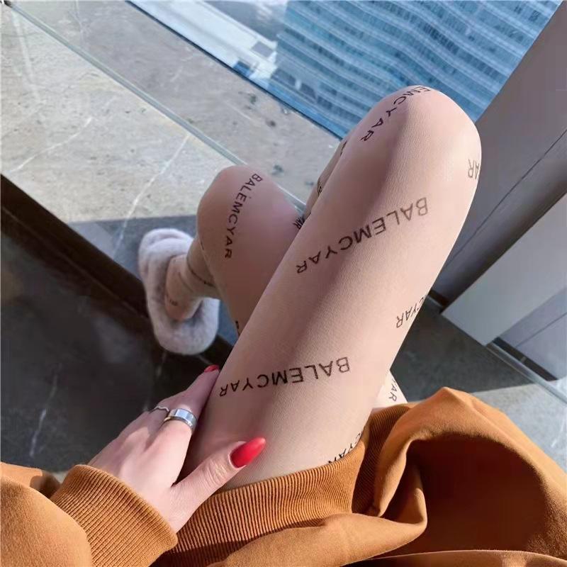 

Черные чулки с принтом букв, устойчивые к царапинам и сексуальные чулки one size fits all