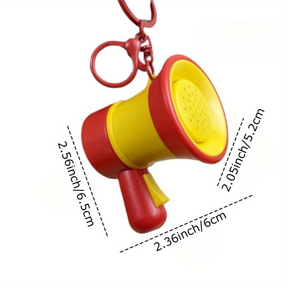 Funny Talking Horn Pendant, Button Battery-Powered- for Keys, Backpacks, Gifts - Novelty Party Favors for Teens, Playful Pendant, Sound Gadget