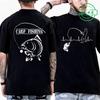 Eat Sleep Fishing Heartbeat Men T-Shirts Tops Men Fisherman Fish T-shirt Short Sleeve Tees Fashion Brand New Oversized Shirt