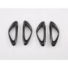 For BYD Seal Atto 4 EV   Carbon Fiber Style Inner Door Handle Cover Catch Bowl Trim Ert Bezel Frame Garnish