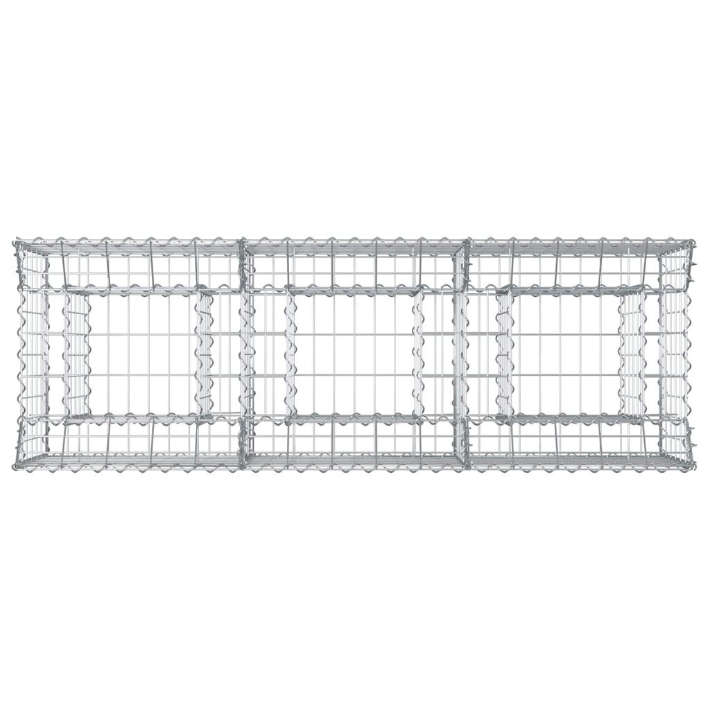 Gabion Raised Bed Silver