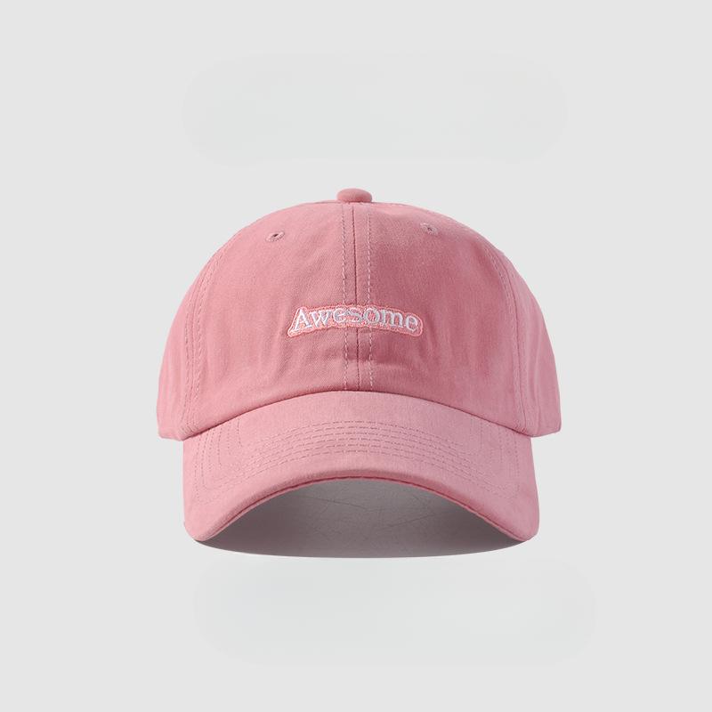 Wide and Widen The Brim To Show Off The Face of A Small Baseball Hat for Women Suitable for Big Face Round Face Large Size Korean Style Baseball Cap