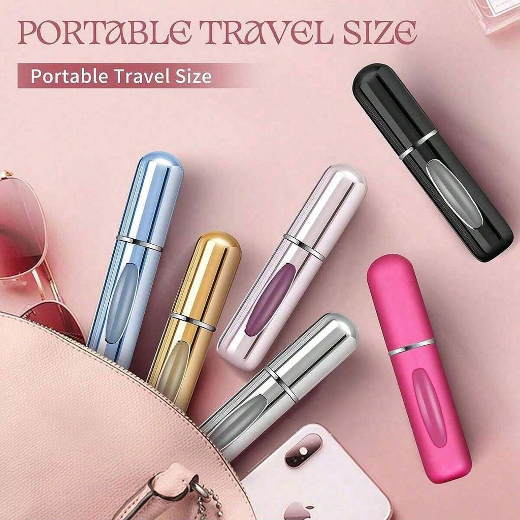 5ml Bottom Charge Perfume Refillable Bottle Liquid Container For Cosmetics Spray Bottling DispenserPressHead Portable Travel liu